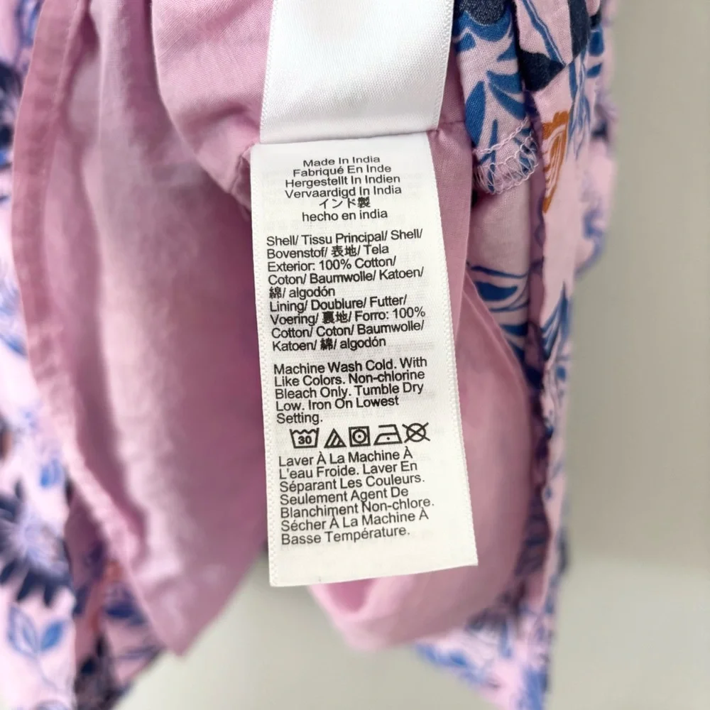 SOLD!!!!!! CREW Purple Lavender Floral Ruffle Strap Midi Dress - Picture 5 of 8